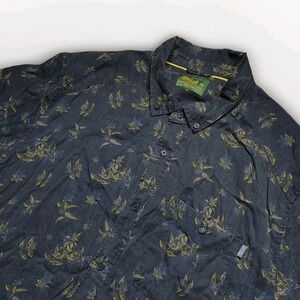 Marsh Wear Mens XL Hagood Short Sleeve Button Down Shirt Floral Print